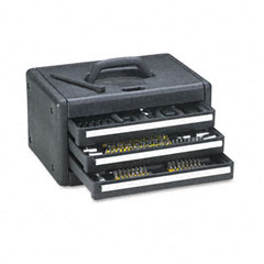 Great Neck Essentials Home & Garage Tool Kit, 205 Pieces w/3-Drawer Case GNSGN205