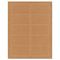 Guided Brown Kraft Printer Labels, 2 x 3-1/2, Permanent Adhesive, 250/Pack GDP00106