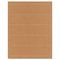 Guided Brown Kraft Printer Labels, 2 x 8, Permanent Adhesive, 125/Pack GDP00097