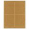 Guided Brown Kraft Printer Labels, 4 x 5, Permanent Adhesive, 100/Pack GDP00092