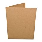 Guided RePocket Recycled Presentation Folder, 8-1/2 x 11, Brown Kraft, 10 per Pack GDP00110