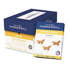 Hammermill Fore MP Multipurpose Paper, 96 Brightness, 24lb, 8-1/2 x 11, 5000/Carton HAM103283