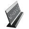 Headline Sign Century Series Office Sign, "No Smoking", 9 x 1/2 x 3, Black/Silver USS4757