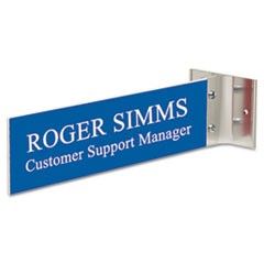 Headline Sign Custom Engraved Hallway Sign, 2x10, Gold Frame USS1775