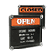 Headline Sign Double-Sided Open/Closed Sign w/Plastic Push Characters, 14-3/8 x 12-3/8 USS3727