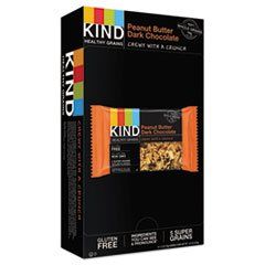 ** Healthy Grains Bar, Peanut Butter Dark Chocolate, 1.2 oz, 12/Box