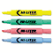 HI-LITER Desk Style Highlighter, Chisel Tip, Assorted Colors, 4/Set AVE17752