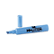 HI-LITER Desk Style Highlighter, Chisel Tip, Fluorescent Blue Ink, 12/Pk AVE24016