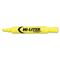 HI-LITER Desk Style Highlighter, Chisel Tip, Fluorescent Yellow Ink, 12/Pk AVE24000