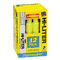HI-LITER Desk Style Highlighter, Chisel Tip, Fluorescent Yellow Ink, 12/Pk AVE24000