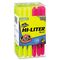 HI-LITER Highlighter, Pen-Style Chisel Tip, 20 Yellow/4 Pink, 24/Pk AVE29861
