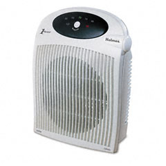 Holmes 1500W Heater Fan w/ALCI Heater, Plastic Case, 10-1/4 x 6-1/2 x 12-1/2, White HLSHFH442UM