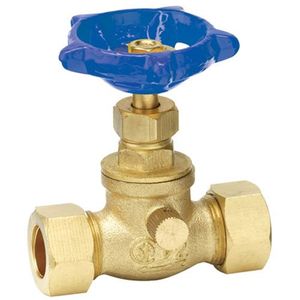 HOMEWERKS WORLDWIDE 220-1-12-12 1/2" CMP Brass Stop Valve