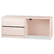 HON 10500 Series Credenza w/Left Lateral File, 72w x 24d x 29-1/2h, Natural Maple HON10548LDD