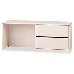 HON 10500 Series Credenza w/Right Lateral File, 72w x 24d x 29-1/2h, Natural Maple HON10547RDD