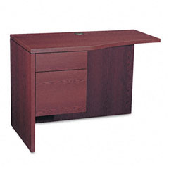 HON 10500 Series Curved Return, Left, 42w x 24-18d x 29-1/2h, Mahogany HON105818LNN