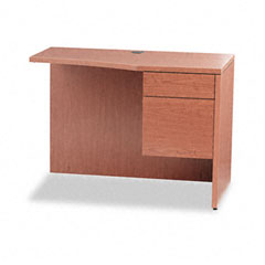 HON 10500 Series Curved Return, Right, 42w x 18-24d x 29-1/2h, Bourbon Cherry HON105817RHH