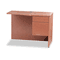 HON 10500 Series Curved Return, Right, 42w x 18-24d x 29-1/2h, Bourbon Cherry HON105817RHH