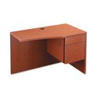 HON 10500 Series Curved Return, Right, 42w x 18-24d x 29-1/2h, Henna Cherry HON105817RJJ