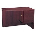 HON 10500 Series Curved Return, Right, 42w x 18-24d x 29-1/2h, Mahogany HON105817RNN