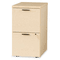 HON 10500 Series File/File Mobile Pedestal, 15-3/4w x 22-3/4d x 28h, Natural Maple HON105104DD