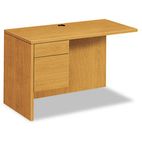 HON 10500 Series L Workstation Return, 3/4 Height Left Ped, 48w x 24d, Harvest HON10516LCC