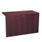 HON 10500 Series L Workstation Return, 3/4 Height Left Ped, 48w x 24d, Mahogany HON10516LNN