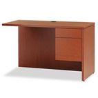 HON 10500 Series L Workstation Return, 3/4 Height Right Ped, 48w x 24d, Henna CY HON10515RJJ