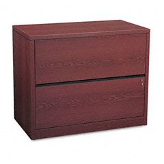 HON 10500 Series Two-Drawer Lateral File, 36w x 20d x 29-1/2h, Mahogany HON10563NN