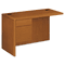 HON 10700 "L" Workstation Return, 3/4 Height Left Pedestal, 48 x 24, Bourbon Cherry HON10716LHH