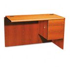 HON 10700 "L" Workstation Return, Right 3/4 Pedestal, 48w x 24d x 29-1/2h, Henna CY HON10715RJJ