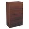 HON 10700 Series Four-Drawer Lateral File, 36w x 20d x 59-1/8h, Mahogany HON107699N
