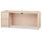 HON 10700 Series Left Pedestal Credenza, 72w x 24d x 29-1/2h, Natural Maple HON10708LDD