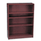 HON 1890 Series Bookcase, 4 Shelves, 36w x 11-1/2d x 48-3/4h, Mahogany HON1894N