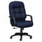 HON 2090 Pillow-Soft Executive High-Back Swivel/Tilt Chair, Mariner, Black Base HON2091NT90T