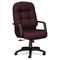 HON 2090 Pillow-Soft Executive High-Back Swivel/Tilt Chair, Wine Fabric/Black Base HON2091NT69T