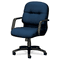 HON 2090 Pillow-Soft Managerial Mid-Back Swivel/Tilt Chair, Mariner, Black Base HON2092NT90T