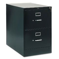 HON 210 Series Two-Drawer, Full-Suspension File, Legal, 28-1/2d, Black HON212CPP