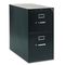 HON 210 Series Two-Drawer, Full-Suspension File, Letter, 28-1/2d, Black HON212PP