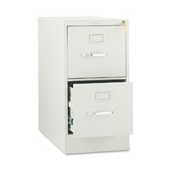 HON 210 Series Two-Drawer, Full-Suspension File, Letter, 28-1/2d, Light Gray HON212PQ