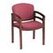 HON 2112 Invitation Series Wood Guest Chair, Wild Rose Fabric/Mahogany HON2112NBE62