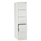 HON 310 Series Five-Drawer, Full-Suspension File, Letter, 26-1/2d, Light Gray HON315PQ