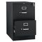 HON 310 Series Two-Drawer, Full-Suspension File, Legal, 26-1/2d, Black HON312CPP