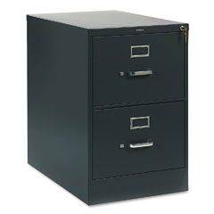 HON 310 Series Two-Drawer, Full-Suspension File, Legal, 26-1/2d, Charcoal HON312CPS