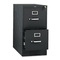 HON 310 Series Two-Drawer, Full-Suspension File, Letter, 26-1/2d, Black HON312PP