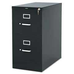 HON 310 Series Two-Drawer, Full-Suspension File, Letter, 26-1/2d, Charcoal HON312PS