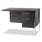 HON 34000 Series "L" Workstation Return, Right, 42 x 24 x 29-1/2, Mahogany/Charcoal HON34834RNS