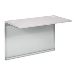 HON 38000 Series Bridge, 48w x 24d x 29-1/2h, Gray Patterned Top/Light Gray Base HON38210G2Q