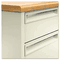 HON 38000 Series Double Pedestal Desk, 72w x 36d x 29-1/2h, Harvest/Putty HON38180CL