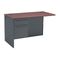 HON 38000 Series Flush Return, Left, 48w x 24d x 29-1/2h, Charcoal/Mahogany HON38216LNS